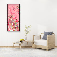 Load image into Gallery viewer, Flower 30x60cm(canvas) partial special shaped drill diamond painting
