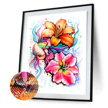 Load image into Gallery viewer, Bee Fish Flower 30x40cm(canvas) partial special shaped drill diamond painting
