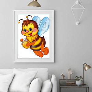 Bee 30x40cm(canvas) full round Drill diamond painting