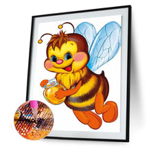 Load image into Gallery viewer, Bee 30x40cm(canvas) full round Drill diamond painting
