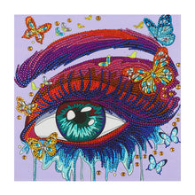 Load image into Gallery viewer, Color Eye 30x30cm(canvas) partial special shaped drill diamond painting
