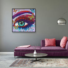 Load image into Gallery viewer, Color Eye 30x30cm(canvas) partial special shaped drill diamond painting
