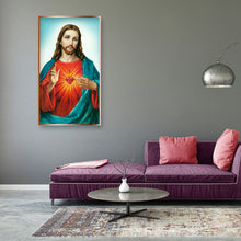 Load image into Gallery viewer, Jesus 40x70cm(canvas) full round drill diamond painting
