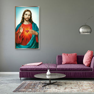 Jesus 40x70cm(canvas) full round drill diamond painting