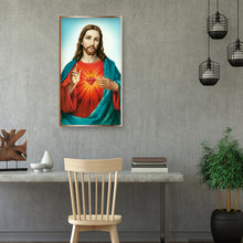 Load image into Gallery viewer, Jesus 40x70cm(canvas) full round drill diamond painting
