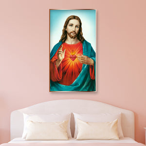 Jesus 40x70cm(canvas) full round drill diamond painting