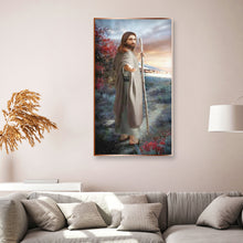 Load image into Gallery viewer, Jesus 40x70cm(canvas) full round drill diamond painting
