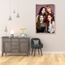 Load image into Gallery viewer, Blackpink 30x40cm(canvas) full round Drill diamond painting
