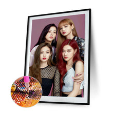 Load image into Gallery viewer, Blackpink 30x40cm(canvas) full round Drill diamond painting
