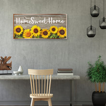 Load image into Gallery viewer, Sunflower 85x40cm(canvas) full round drill diamond painting
