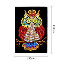 Load image into Gallery viewer, DIY Special Shaped Diamond Painting 50 Page Notebook Diary Book Kit (BJ018)
