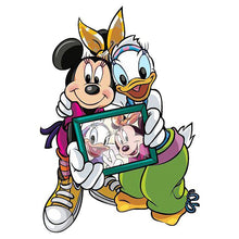 Load image into Gallery viewer, Mickey Mouse &amp; Donald Duck 30x40cm(canvas) full round drill diamond painting
