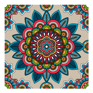 Mandala 30x30cm(canvas) partial special shaped drill diamond painting