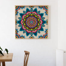 Load image into Gallery viewer, Mandala 30x30cm(canvas) partial special shaped drill diamond painting
