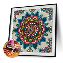 Load image into Gallery viewer, Mandala 30x30cm(canvas) partial special shaped drill diamond painting

