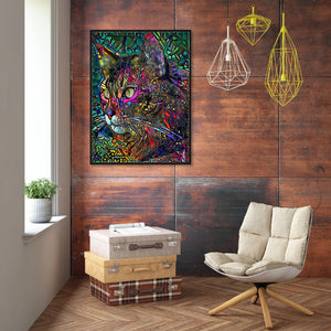 Colorful Animals 30x40cm(canvas) full round drill diamond painting