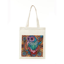 Load image into Gallery viewer, DIY Owl Diamond Painting Shopping Tote Bags Mosaic Kit Art Drawing (BB015)
