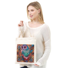 Load image into Gallery viewer, DIY Owl Diamond Painting Shopping Tote Bags Mosaic Kit Art Drawing (BB015)
