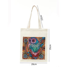 Load image into Gallery viewer, DIY Owl Diamond Painting Shopping Tote Bags Mosaic Kit Art Drawing (BB015)
