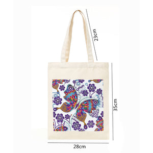 DIY Butterfly Diamond Painting Shopping Tote Bag Mosaic Kit Drawing (BB016)