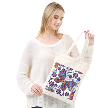 Load image into Gallery viewer, DIY Butterfly Diamond Painting Shopping Tote Bag Mosaic Kit Drawing (BB016)
