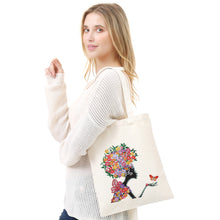 Load image into Gallery viewer, DIY Beauty Diamond Painting Shopping Tote Bags Mosaic Kit Drawing (BB022)
