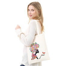 Load image into Gallery viewer, DIY Beauty Diamond Painting Shopping Tote Bags Mosaic Kit Drawing (BB022)
