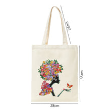 Load image into Gallery viewer, DIY Beauty Diamond Painting Shopping Tote Bags Mosaic Kit Drawing (BB022)
