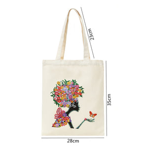 DIY Beauty Diamond Painting Shopping Tote Bags Mosaic Kit Drawing (BB022)