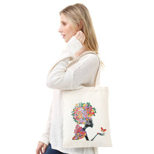 Load image into Gallery viewer, DIY Beauty Diamond Painting Shopping Tote Bags Mosaic Kit Drawing (BB022)
