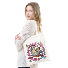 Load image into Gallery viewer, DIY Owl Diamond Painting Shopping Tote Bags Mosaic Kit Art Drawing (BB023)
