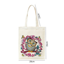 Load image into Gallery viewer, DIY Owl Diamond Painting Shopping Tote Bags Mosaic Kit Art Drawing (BB023)
