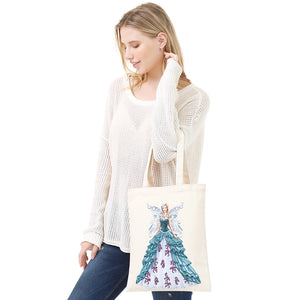 DIY Angel Diamond Painting Shopping Tote Bag Mosaic Kit Art Drawing (BB027)