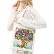 Load image into Gallery viewer, DIY Tree Diamond Painting Shopping Tote Bags Mosaic Kit Art Drawing (BB028)
