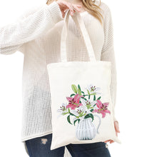 Load image into Gallery viewer, DIY Vase Diamond Painting Shopping Tote Bags Mosaic Kit Art Drawing (BB029)
