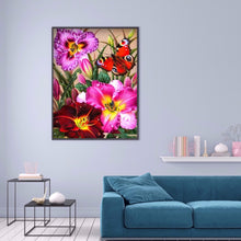 Load image into Gallery viewer, Flower 30x40cm(canvas) partial special shaped drill diamond painting
