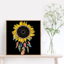 Load image into Gallery viewer, Sunflower 30x30cm(canvas) full round drill diamond painting
