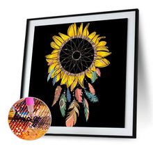 Load image into Gallery viewer, Sunflower 30x30cm(canvas) full round drill diamond painting
