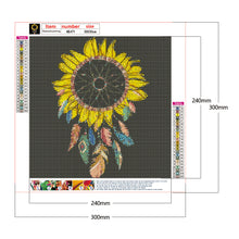 Load image into Gallery viewer, Sunflower 30x30cm(canvas) full round drill diamond painting
