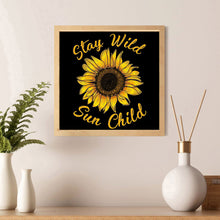 Load image into Gallery viewer, Sunflower 30x30cm(canvas) full round drill diamond painting
