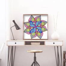Load image into Gallery viewer, Flower 30x30cm(canvas) partial special shaped drill diamond painting
