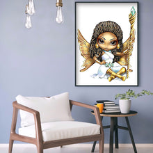 Load image into Gallery viewer, Big Eyes Doll 30x40cm(canvas) partial special shaped drill diamond painting
