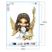 Load image into Gallery viewer, Big Eyes Doll 30x40cm(canvas) partial special shaped drill diamond painting
