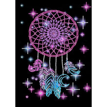 Load image into Gallery viewer, Dreamcatcher 30x40cm(canvas) partial special shaped drill diamond painting
