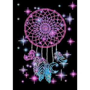 Dreamcatcher 30x40cm(canvas) partial special shaped drill diamond painting