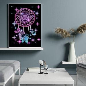 Dreamcatcher 30x40cm(canvas) partial special shaped drill diamond painting