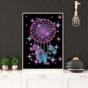 Dreamcatcher 30x40cm(canvas) partial special shaped drill diamond painting