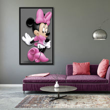 Load image into Gallery viewer, Mickey Mouse 40x80cm(canvas) full round drill diamond painting
