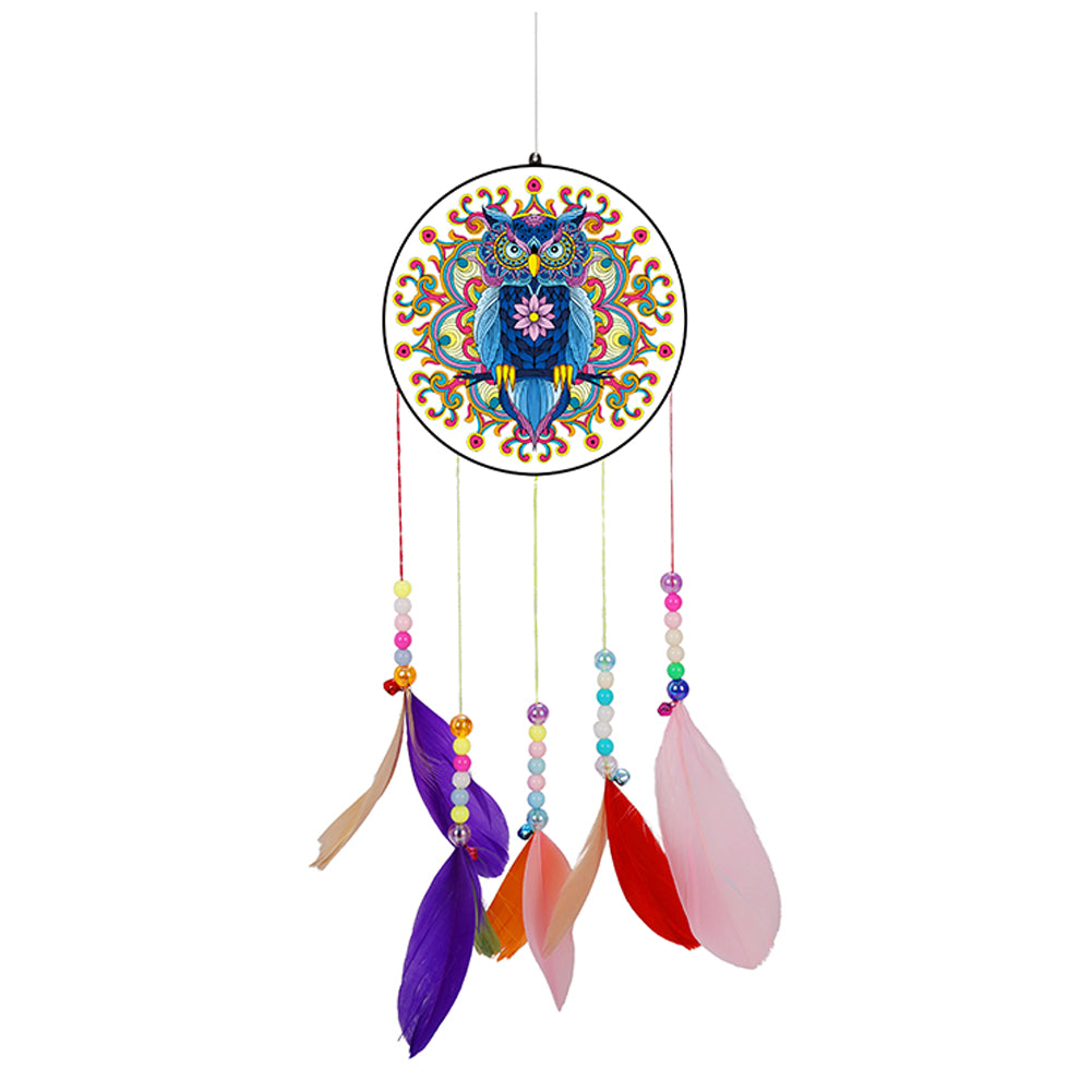 5D DIY Diamond Painting Acrylic Wind Chime Mosaic Kit Rhinestone (FL5014)