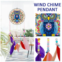 Load image into Gallery viewer, 5D DIY Diamond Painting Acrylic Wind Chime Mosaic Kit Rhinestone (FL5014)
